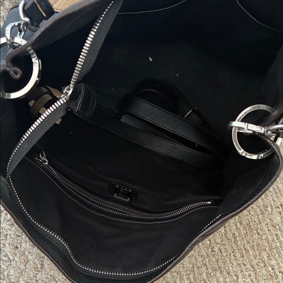MCM Black Leather Shoulder Bag - Picture 5 of 11